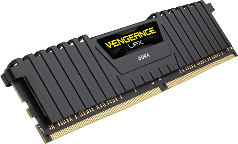 CORSAIR 16GB DDR4 2666MHz 1x288 Dimm unbuffered 16-18-18-35 Vengeance LPX Black Heat Spreader 1,2V XMP2.0